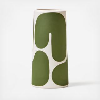 X-Large Color Block Pillar Vase
