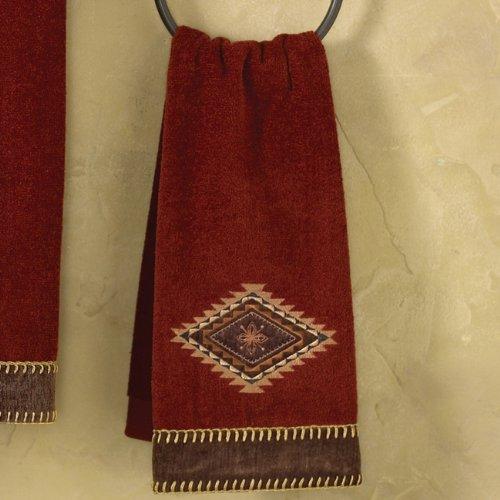 Black Forest Décor - Mojave Brick Hand Towel, Bathroom - Vintage Southwestern Décor