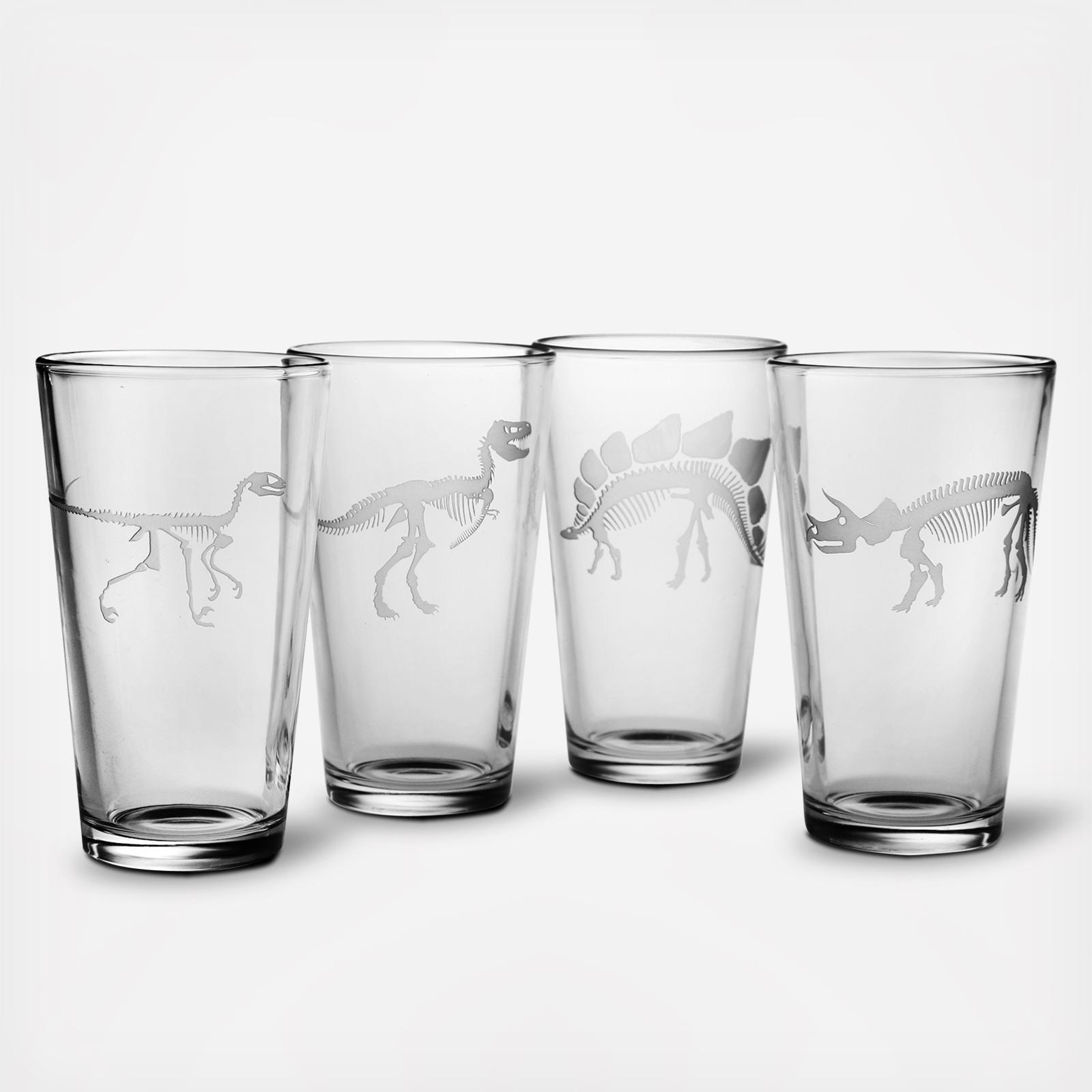 Susquehanna Glass 4 - Piece 16oz. Glass Beer Mug Glassware Set & Reviews