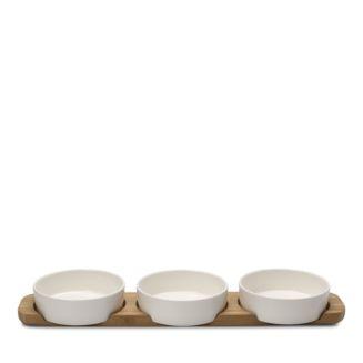 Villeroy & Boch Pizza Passion 4-Piece Topping Bowl and Tray Set