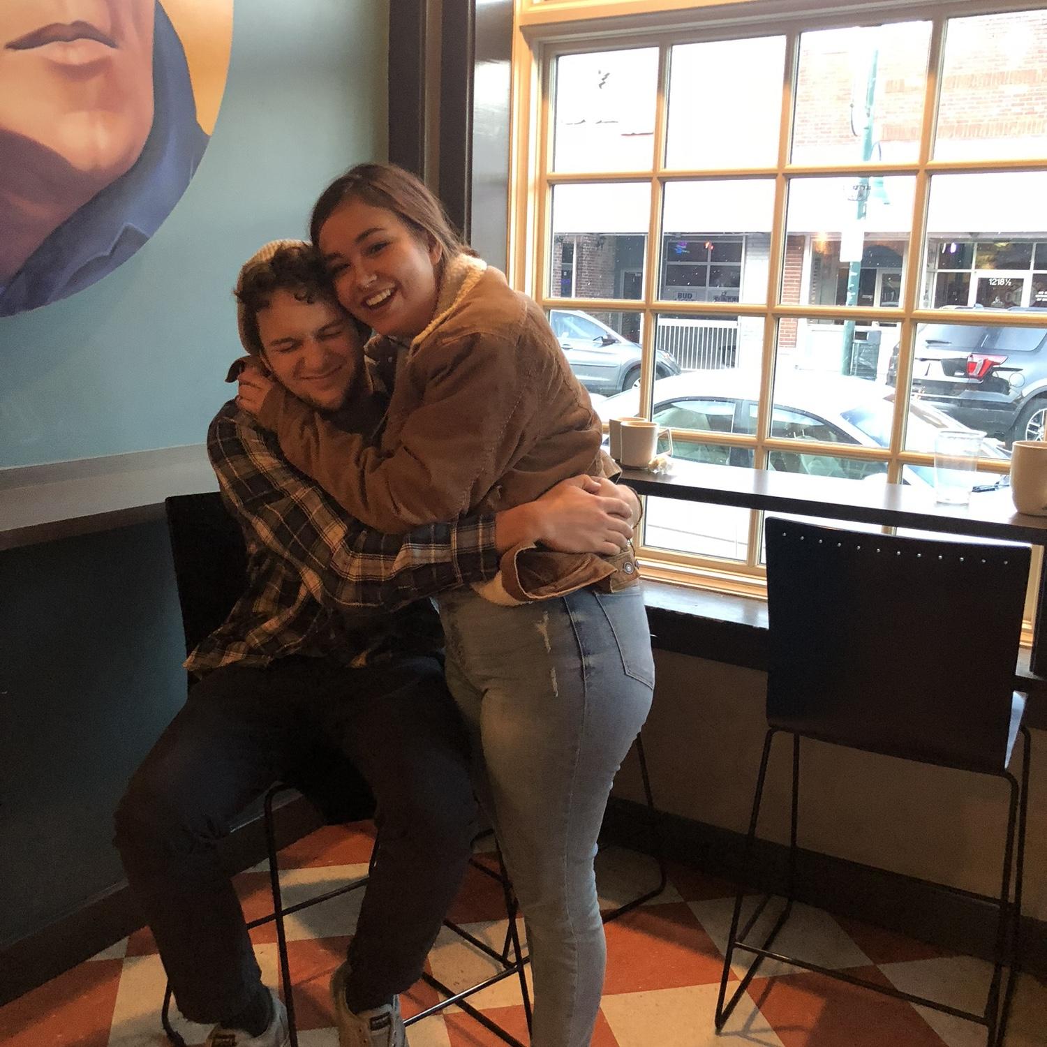 December 2018 at the best coffee shop ever… Bluestem Bistro