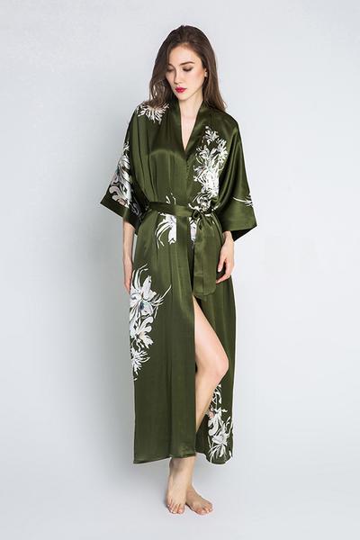Silk Yuri Kimono Robe