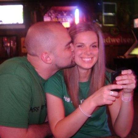 We love St. Patrick's Day because it's around the time we first started dating (as adults). This is our first St. Patrick's Day together. Maybe a day or two before we decided to make it "official".