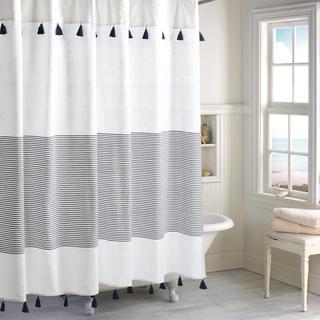 Panama Stripe Shower Curtain