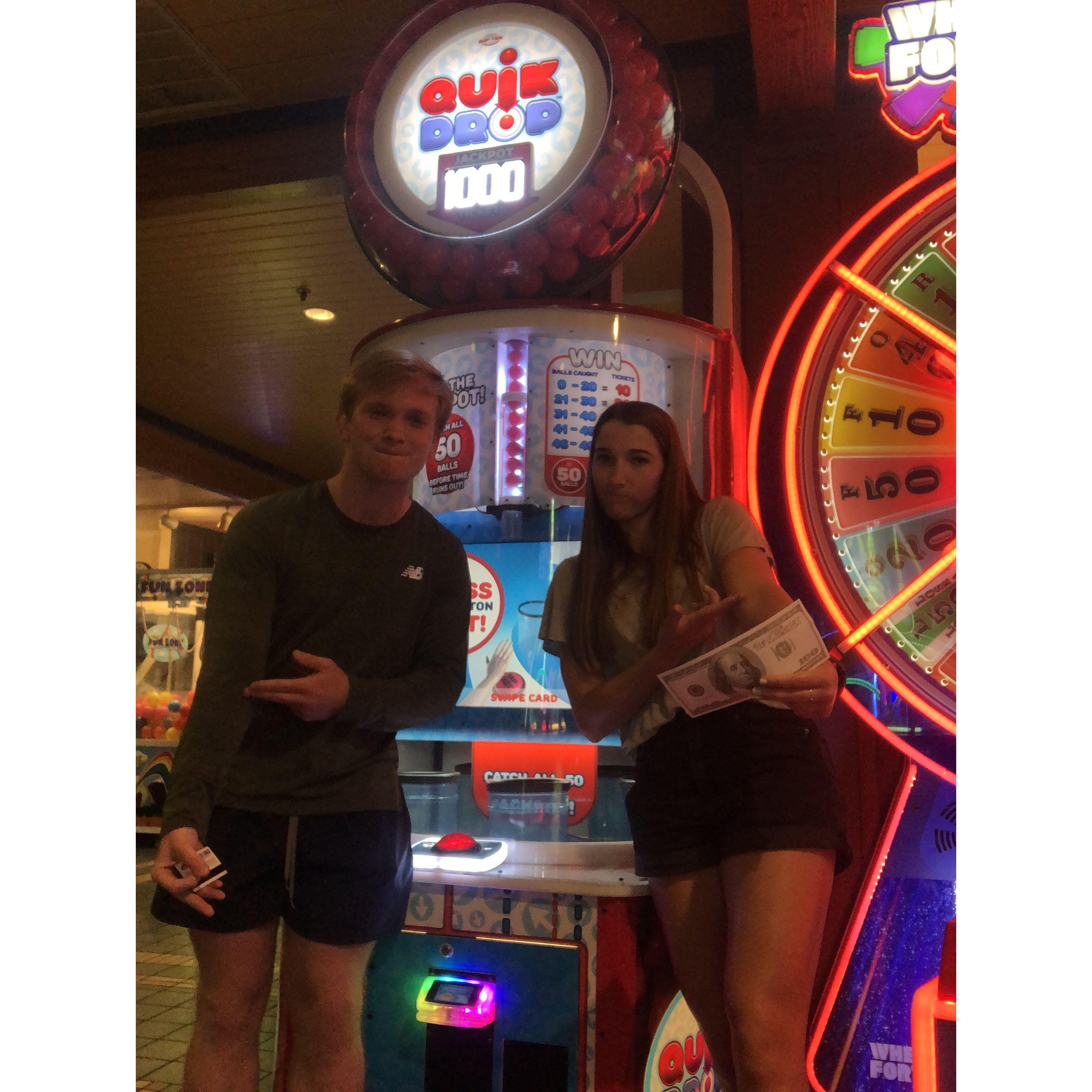 This was taken during our first date!