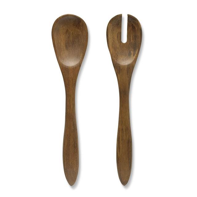 Crushed Bamboo Salad Servers