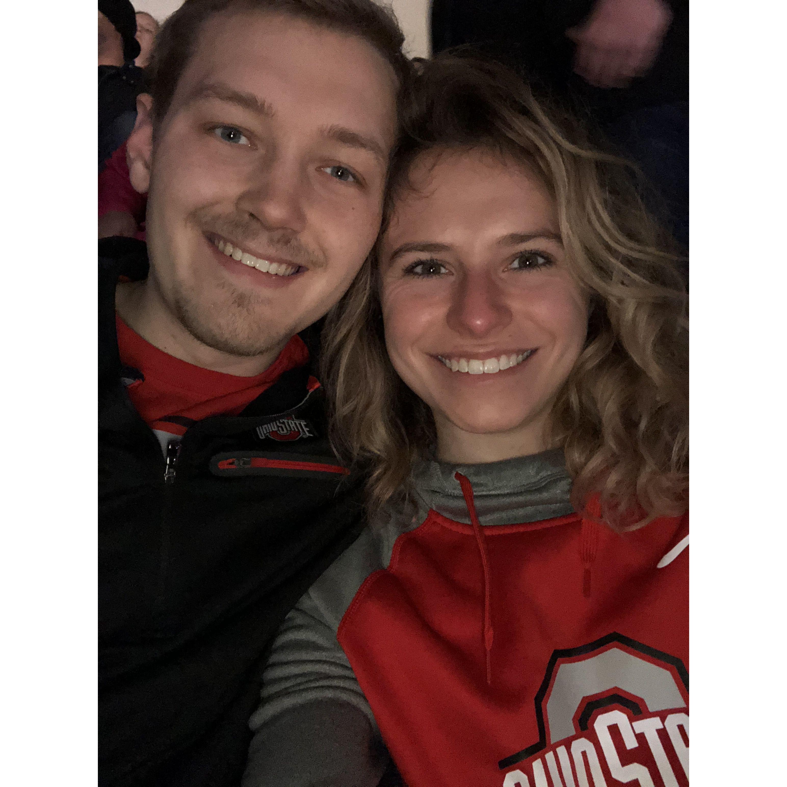 Though the couple enjoy Buckeye games, they have only been to 1 OSU basketball game. Even so, Annamarie enjoys making a March Madness bracket every year and, per Will, "takes it too seriously."