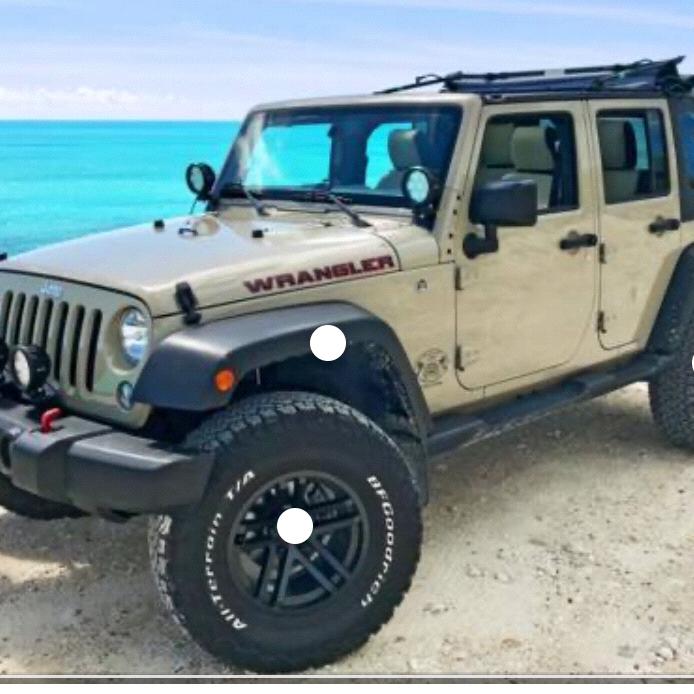 Honeymoon Jeep Rental Car