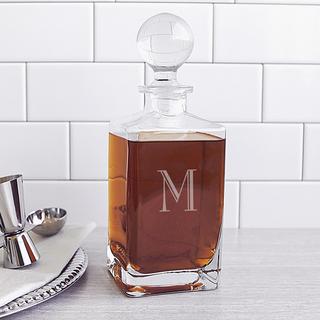 Personalized Square Whiskey Decanter