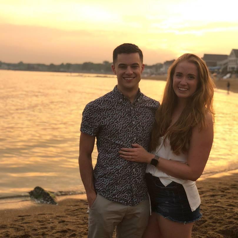 Our first picture together in July 2018