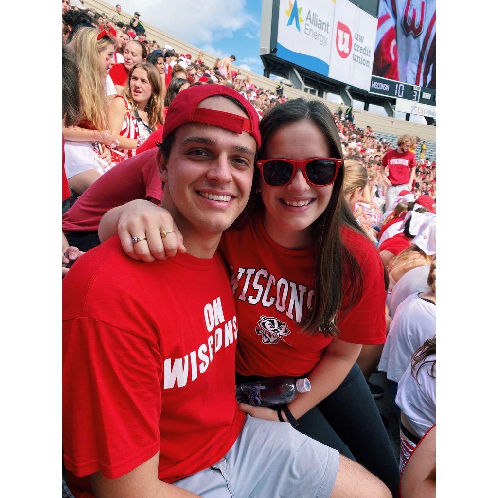 Mark's first badger game! October 2021