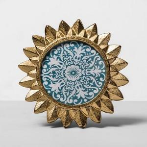 Cast Sunburst Frame Gold 4"x4" - Opalhouse™
