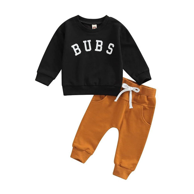 CIYCUIT Toddler Baby Boy Clothes Long Sleeve Sweatshirt Pants Set Fall Winter Outfits