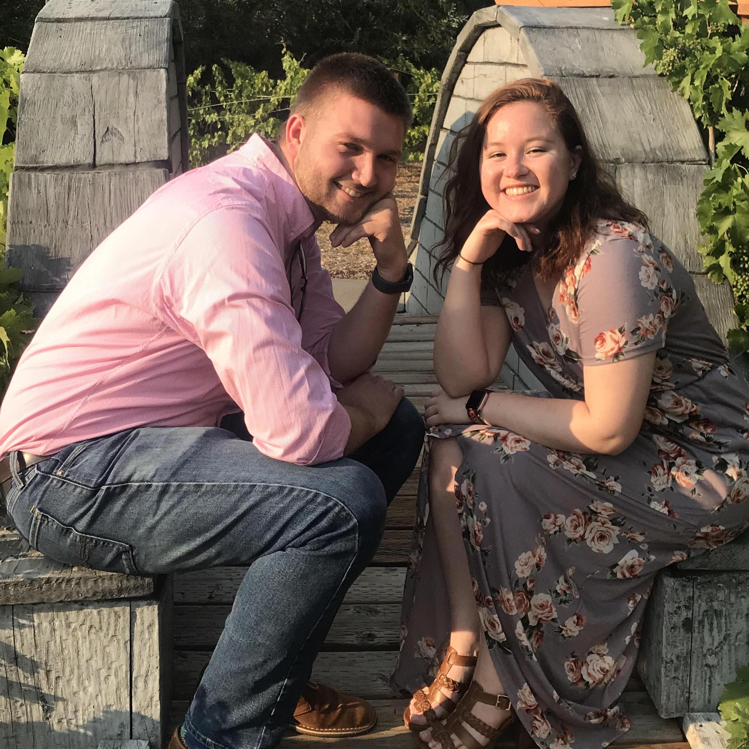 Our first wedding as a couple