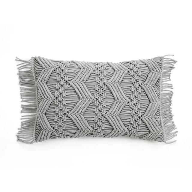 PRE-ORDER: Studio Chevron Macrame Decorative Pillow Cover