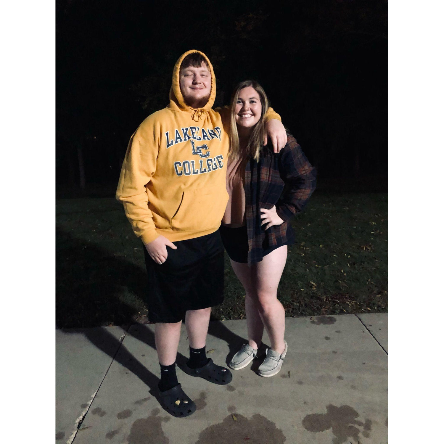 Our first picture together - September 2020