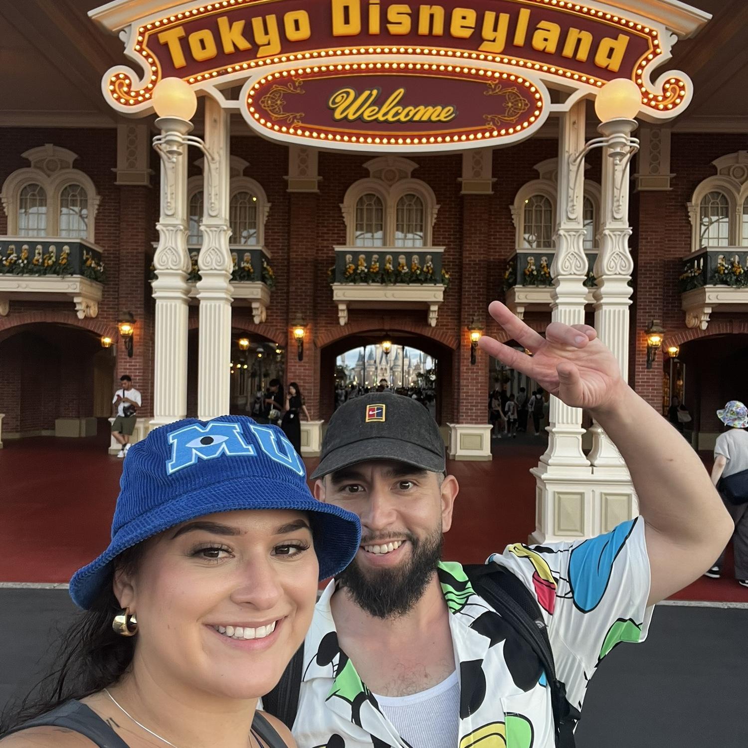 traveled to Japan to visit Tokyo Disneyland & Disney Sea