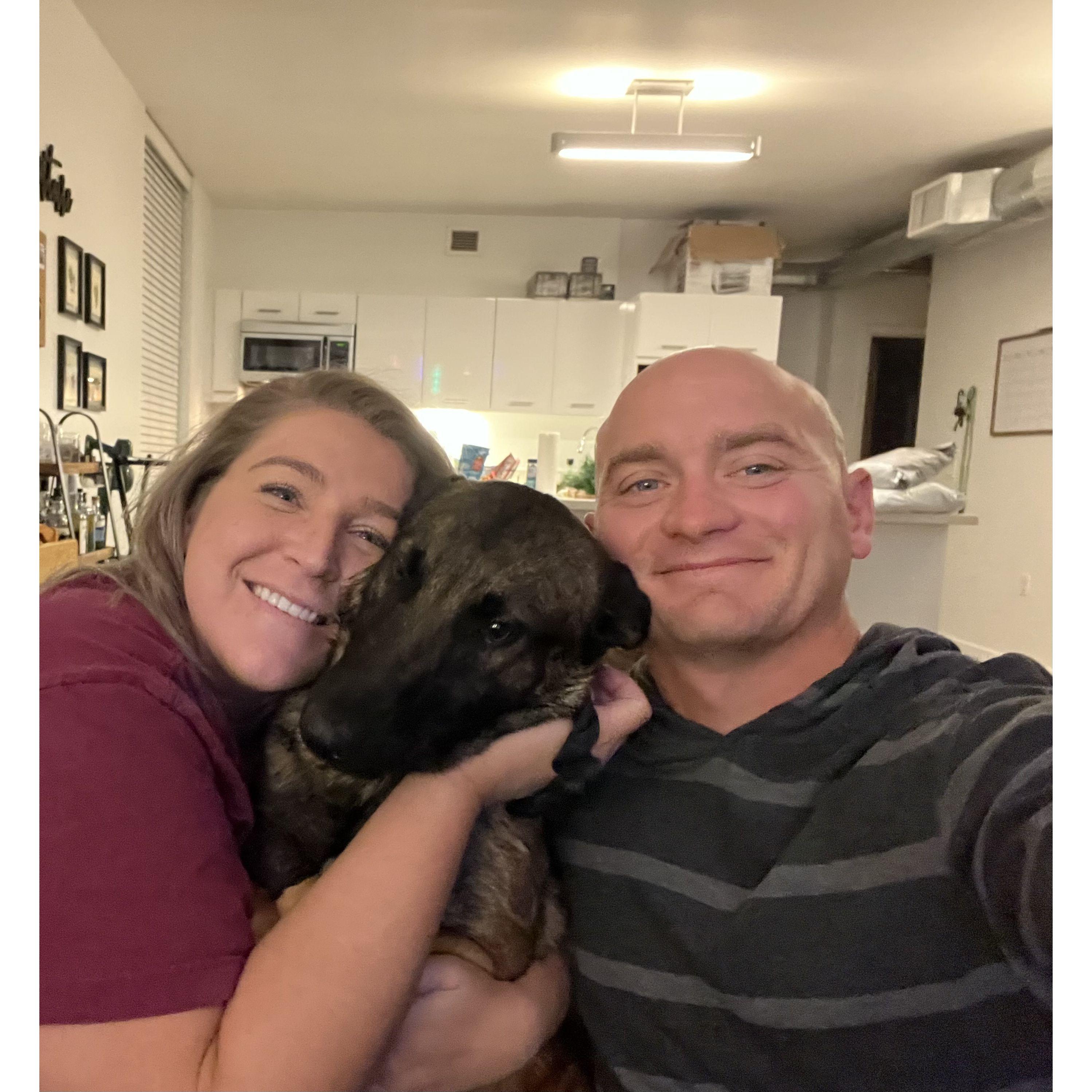 December 2021 | first night with Rebel!