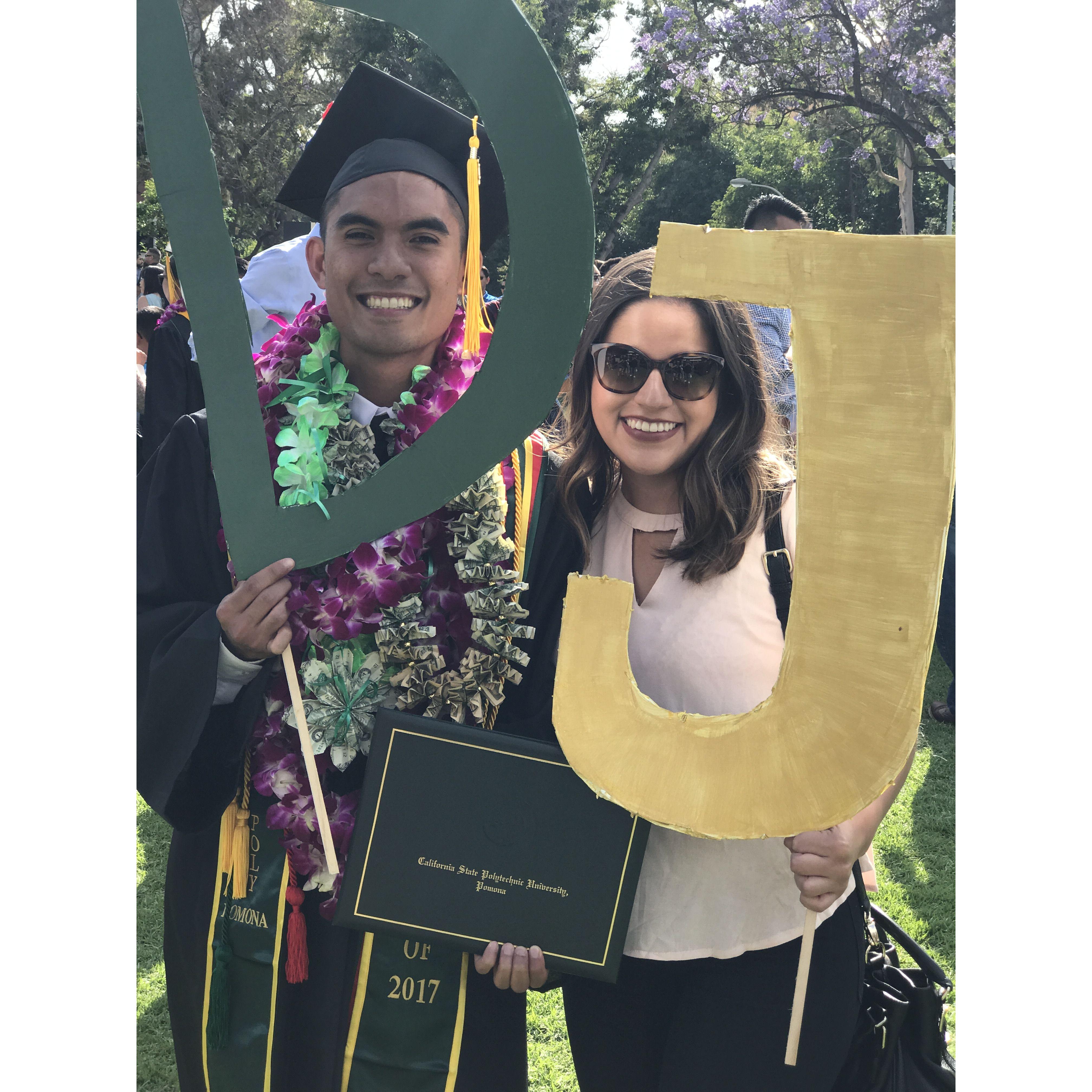 Celebrating DJ's Bachelors degree!!