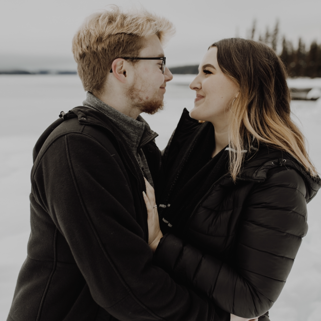 Our engagement photos by Maddy Hedman taken at Lake Wenatchee <3