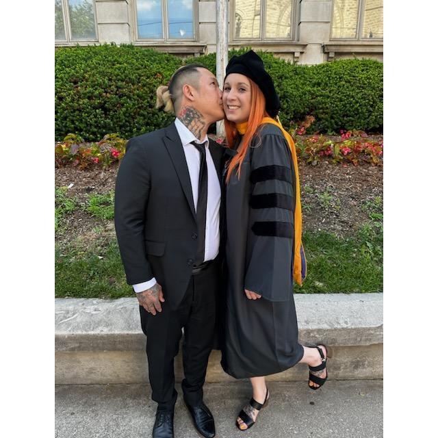 Dr. Rachel's graduation, June 2023