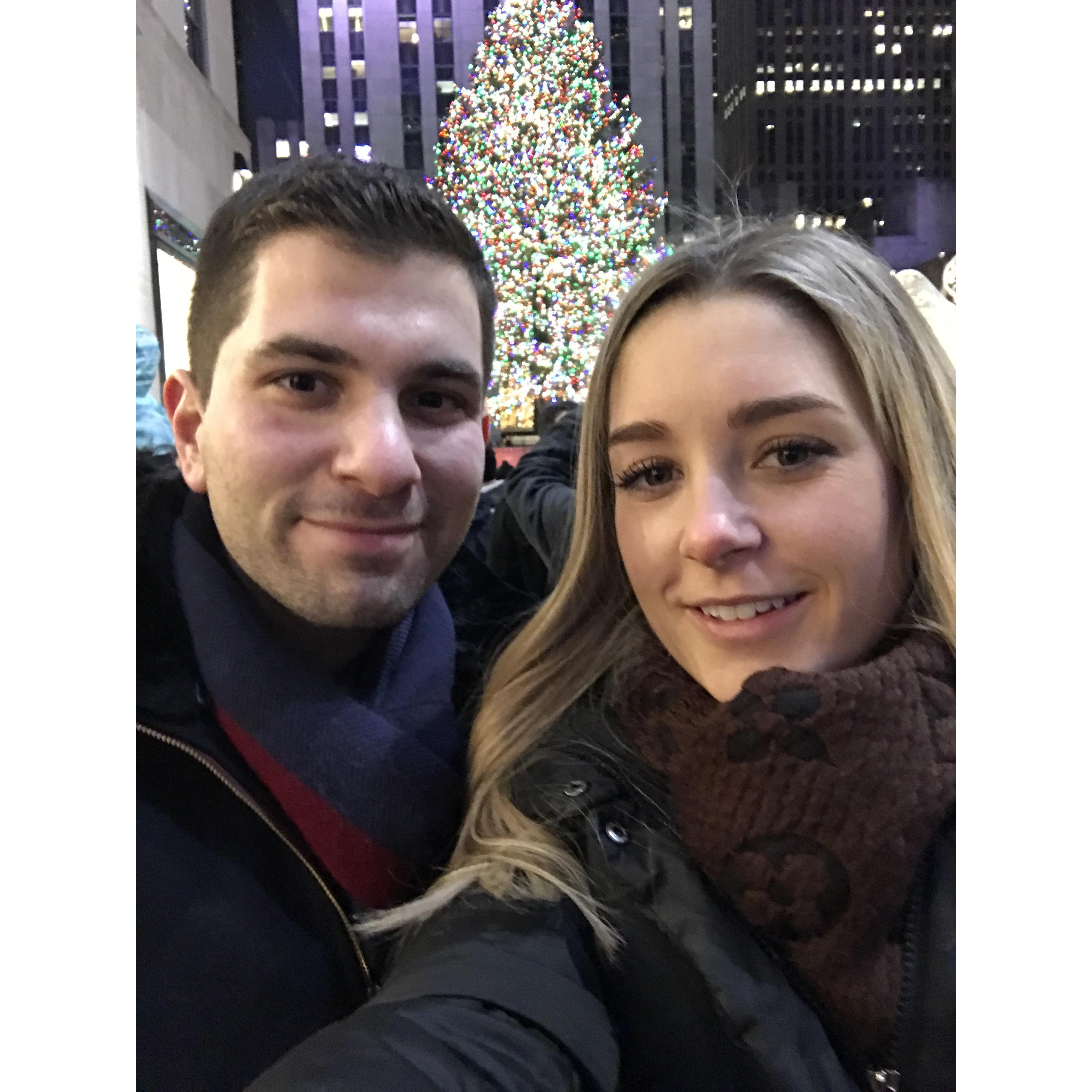 Our first Christmas living in New York City