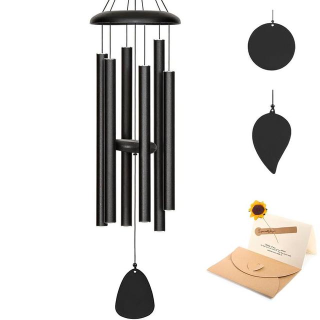 ANNIL Wind Chimes for Outside, 3 Replaceable Wind Catchers, Large Windchime, Wind Chime with Deep Tone, Windchimes Outdoors, Up to 35" (Based on The Size of The Wind Catcher)