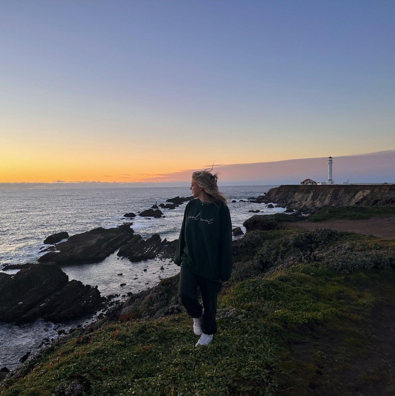 The famous “Need for Speed” lighthouse in the background
