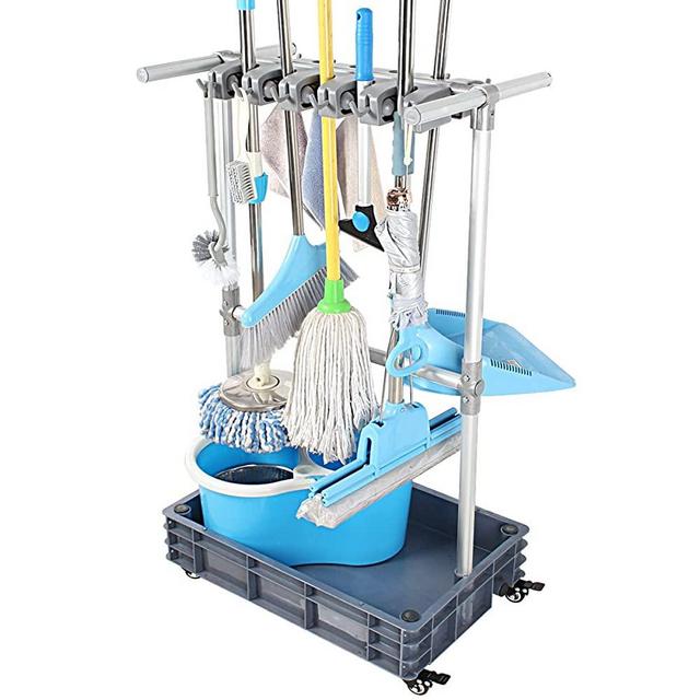  QTJH broom and mop holder wall mounted Storage