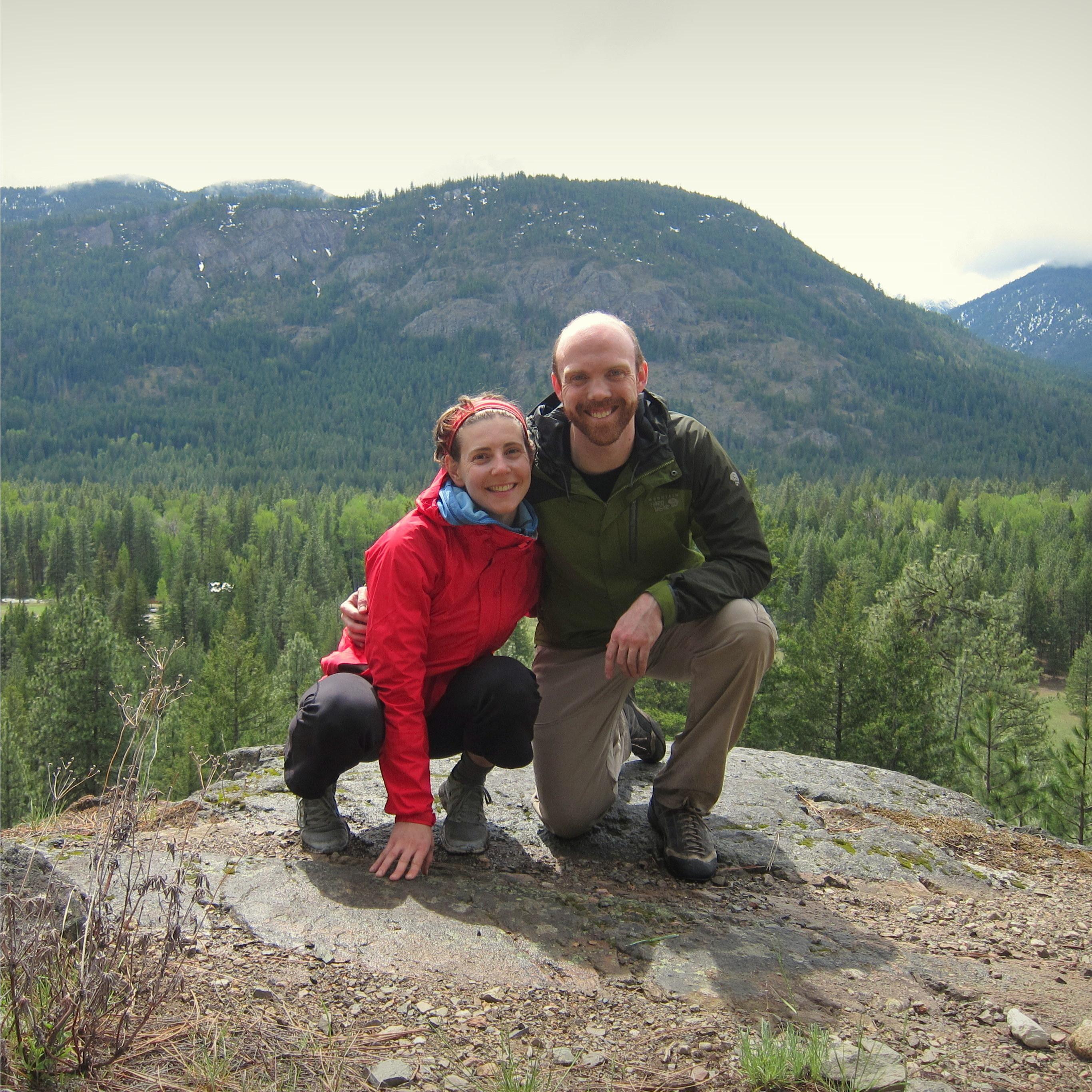 Climbing goat rocks in Mazama, Washington.