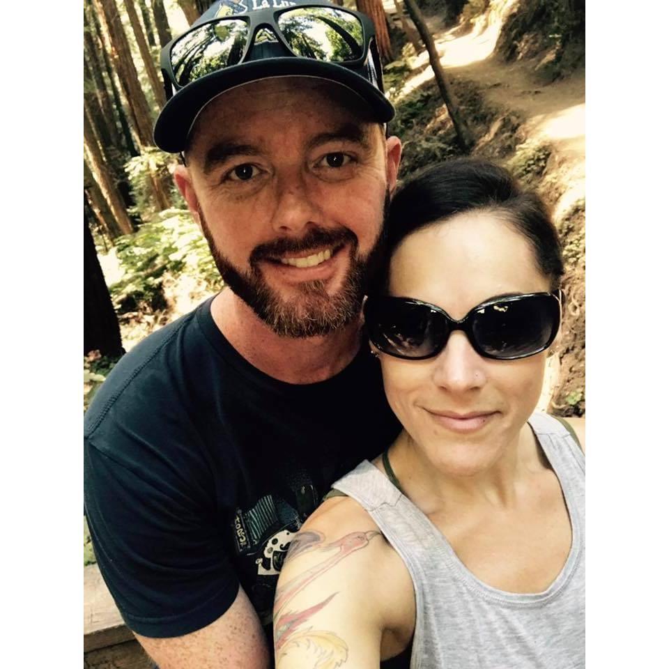 The first of many hikes together