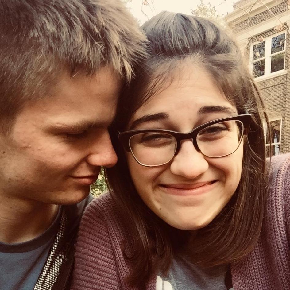 Late January 2018: Another favorite selfie.