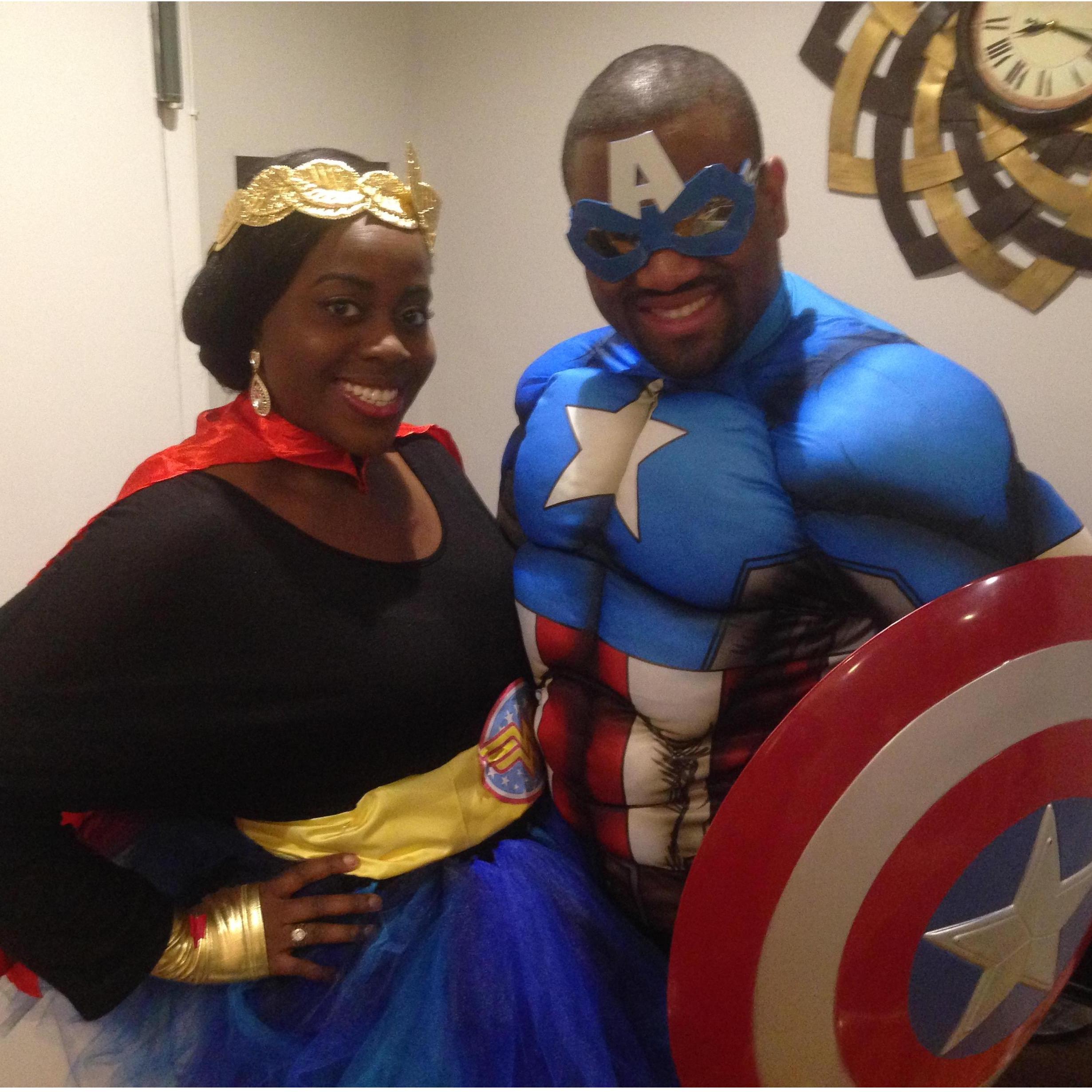 Birthday Shenanigans! We love superheros :)