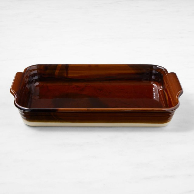 Emile Henry Potter Rectangular Baker, XL, Caramel