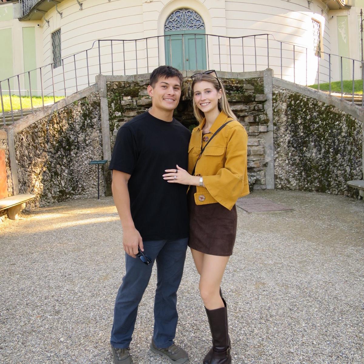 At the Medici house in Rome, Italy