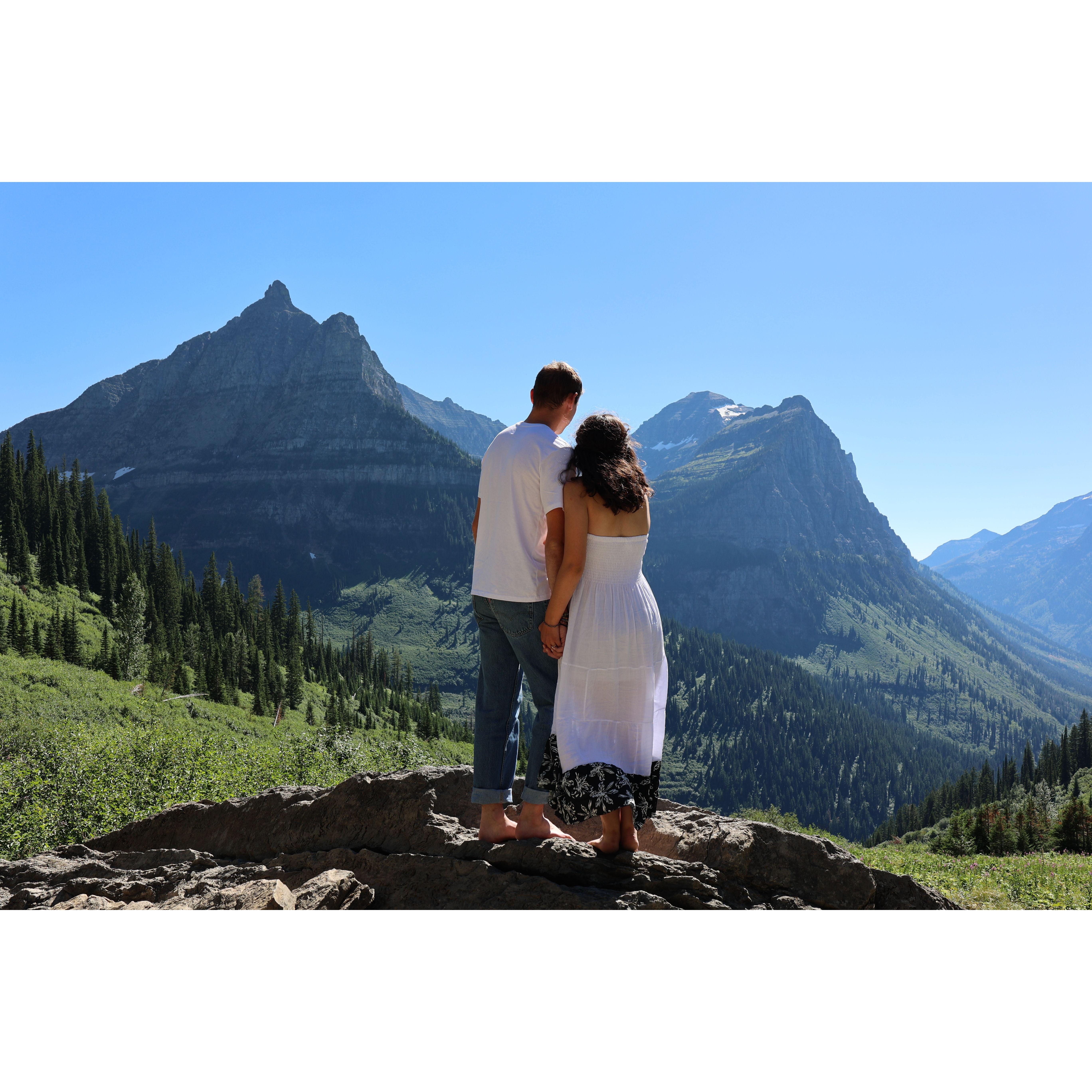 8/1/25 Daniel's brother Fadhili took some cool photos at Glacier National Park!