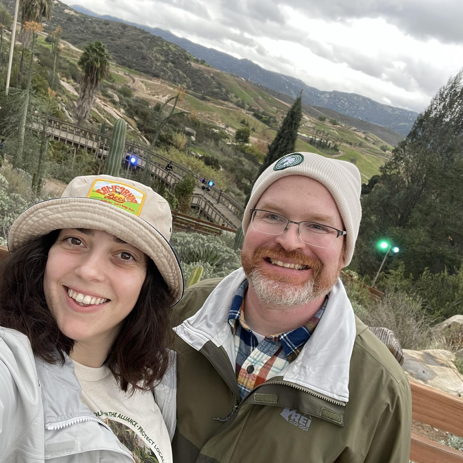 Another photo from our December trip! This one is overlooking the arbor trail!