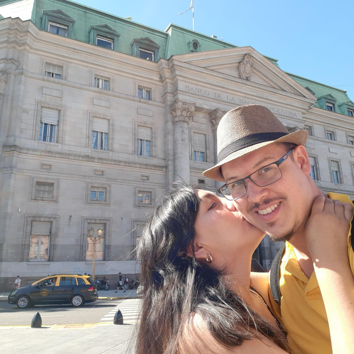 Beso en Argentina!