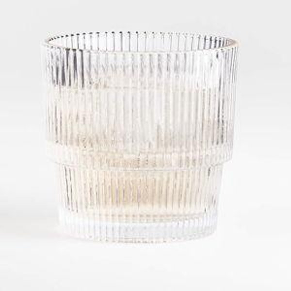 Atwell 11-Oz. Stackable Ribbed Double Old-Fashioned Glass