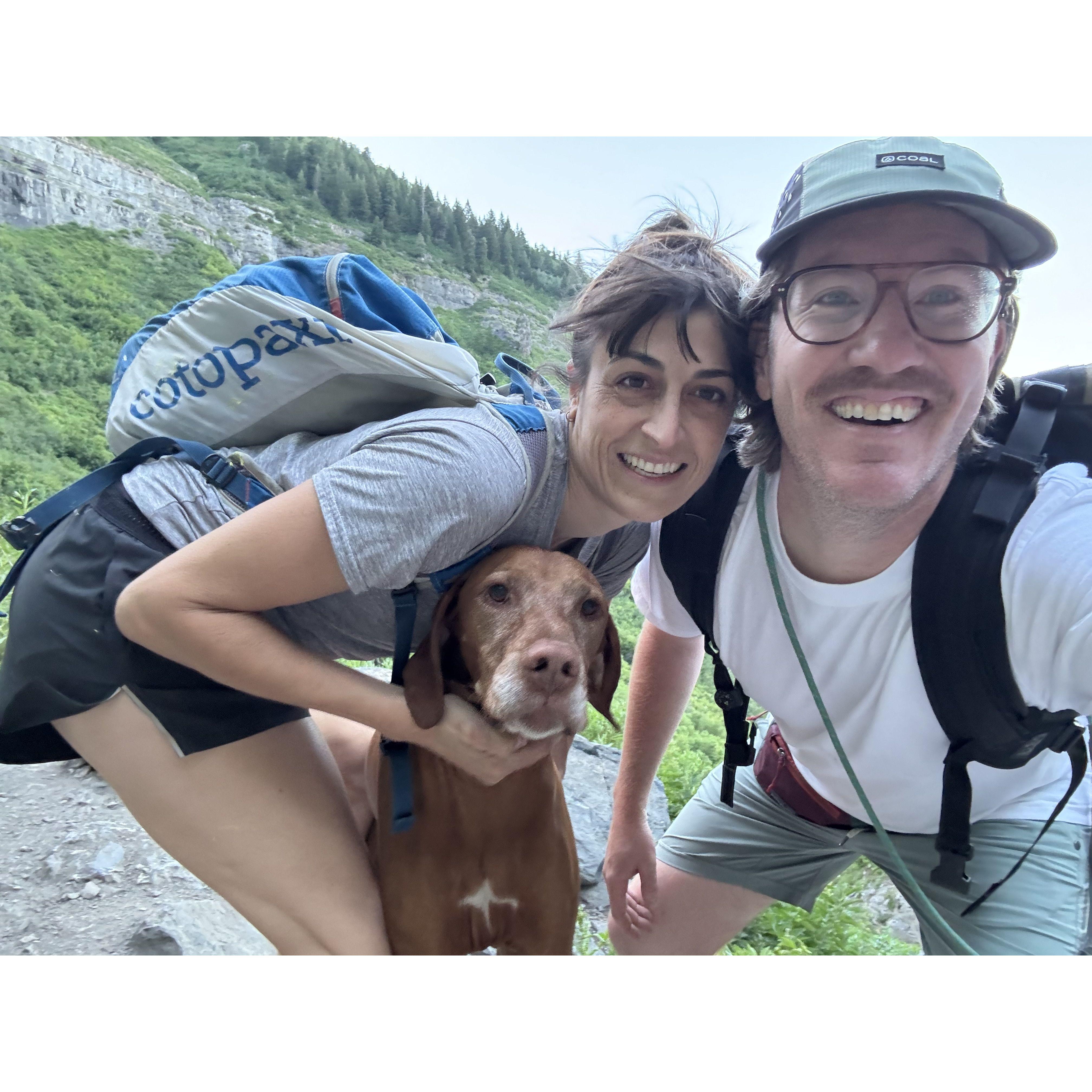 More hiking in the mountains.