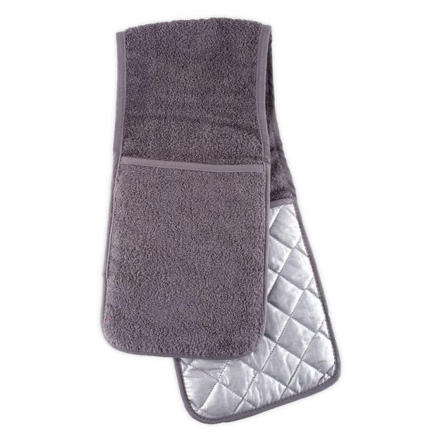 Double-Sided Oven Mitt in Grey