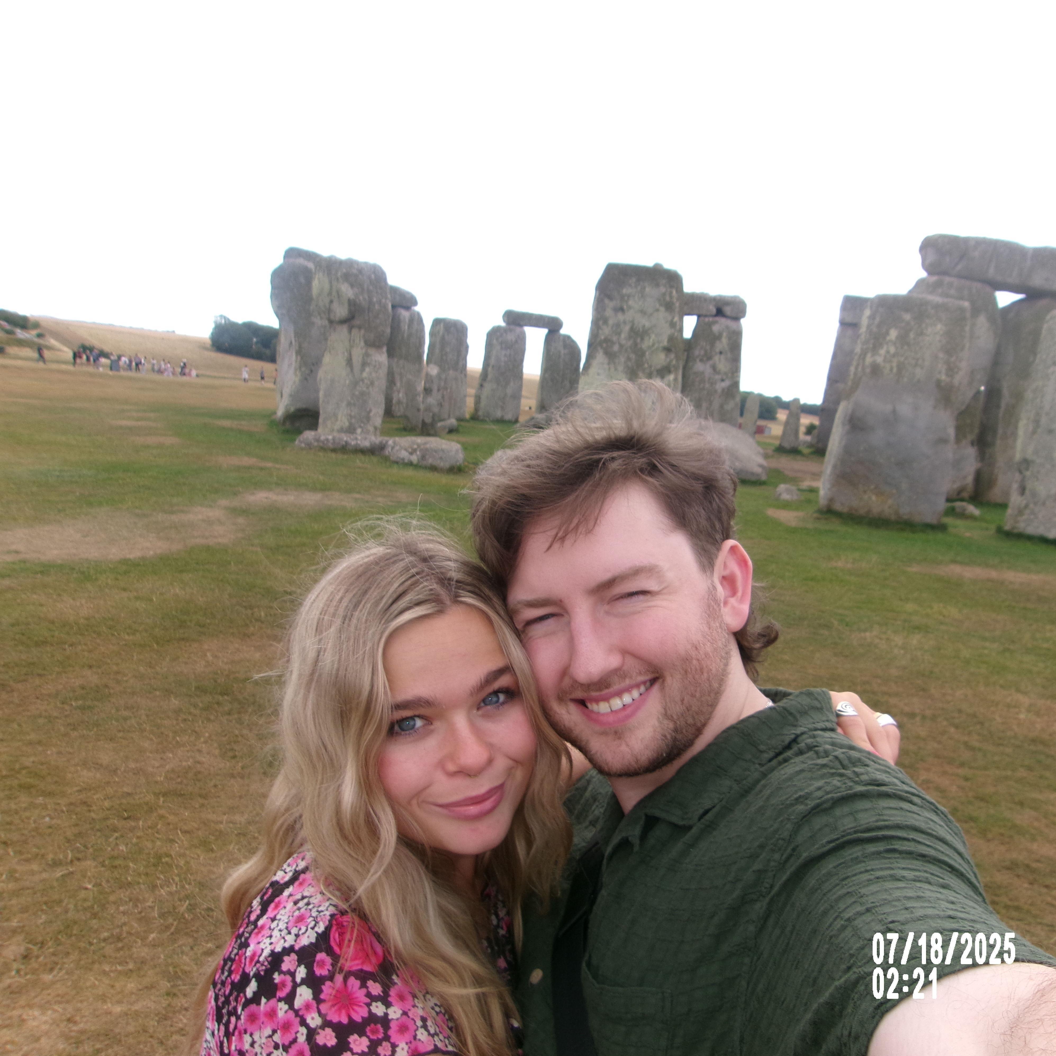 Us at Stonehenge