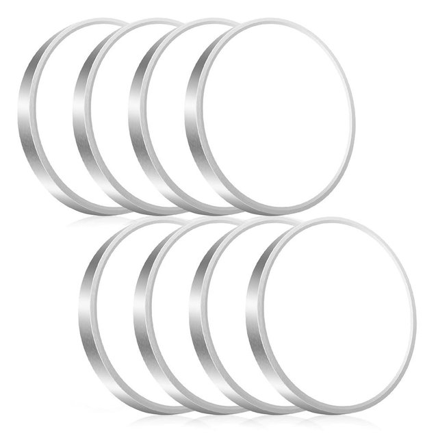 hepside 8PACK Flush Mount LED Ceiling Light Fixture 5CCT 7Inch 15W & 100W Equivalent Closet Light Fixture,Small Round Slim Surface Ceiling Lamp for Hallway,Bathroom,Bedroom,Kitchen,Interior