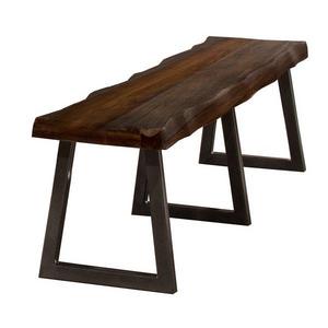 Okmulgee Metal/Wood Bench