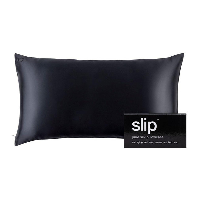 Slip Silk Standard Pillowcase, Black