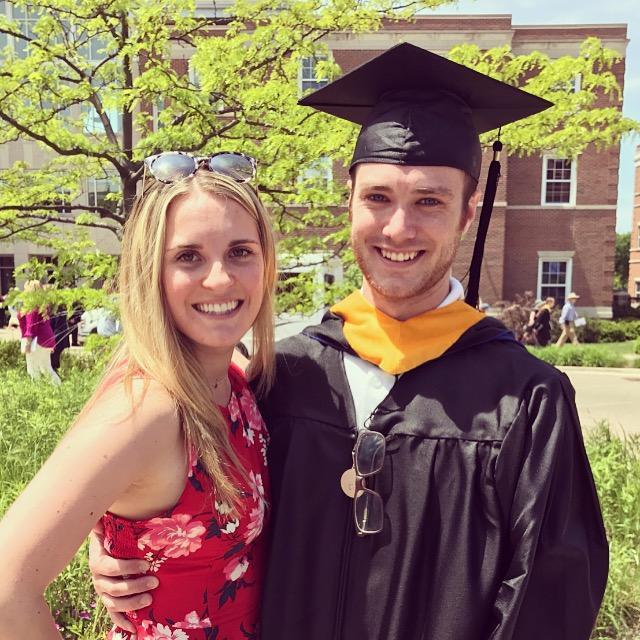 2017, Kyle's college graduation!