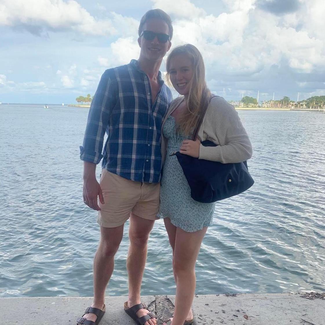 Watching the dolphins emerge from the saltwater in St. Pete!