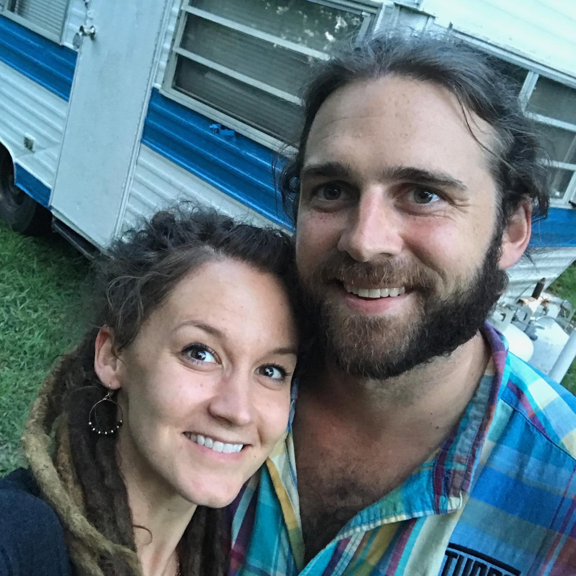 This was our second date--Micheal drove Laura to Bonham to pick up the new camper project...and had an impromptu meeting of Laura's parents! haha