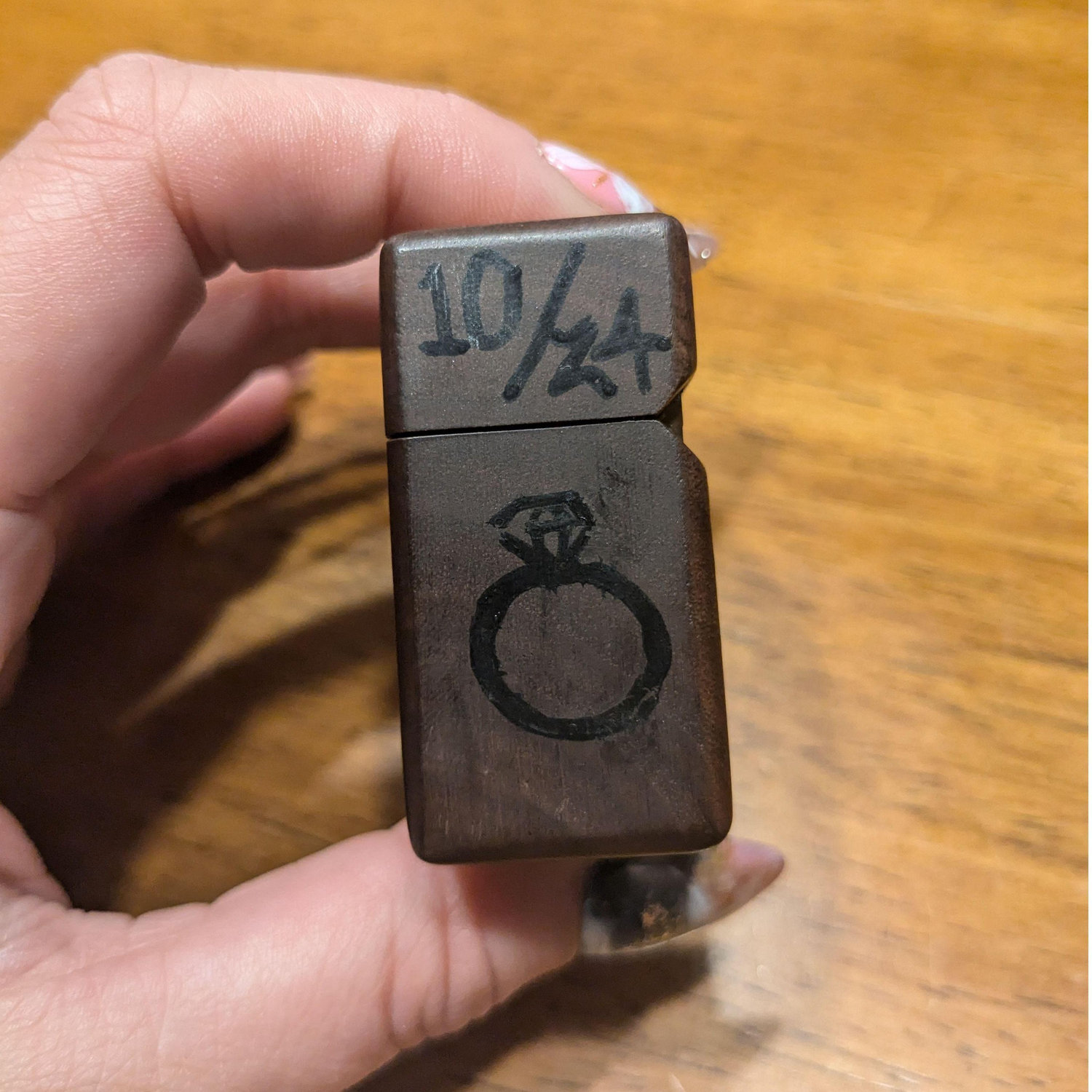 The month Ryan proposed!