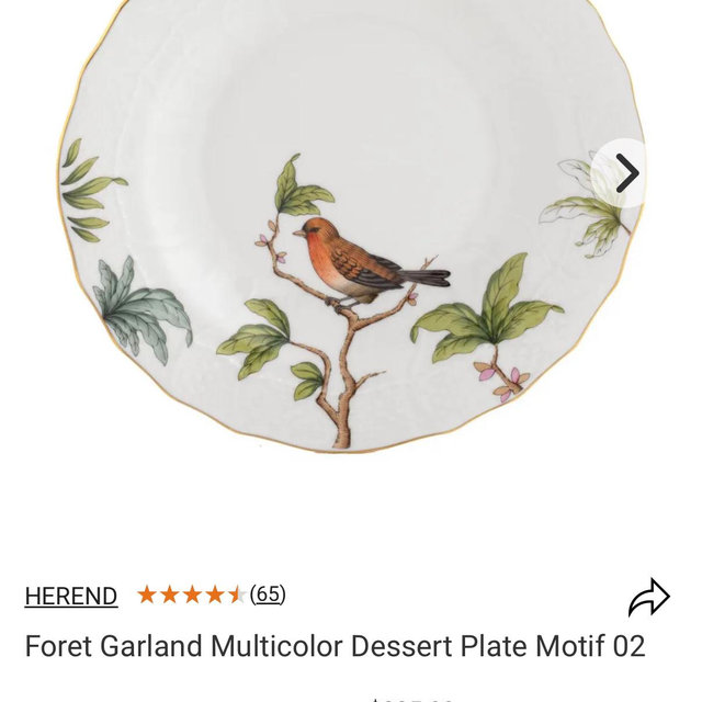 Herend desert plate #2